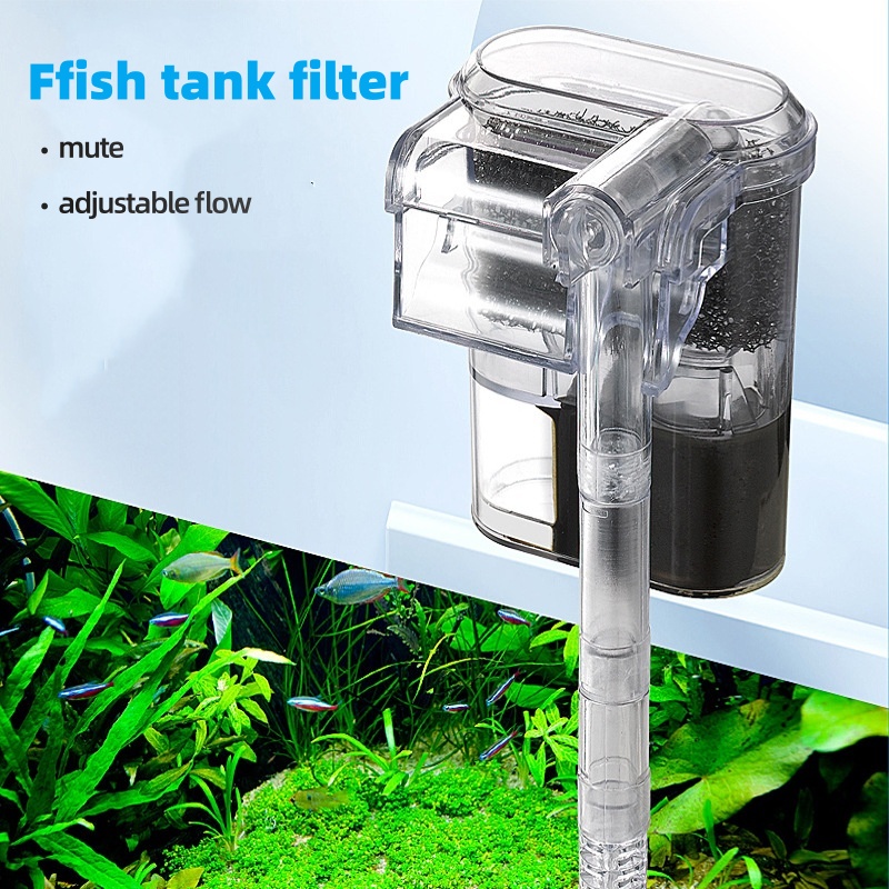Aquarium Fish Tank Cleaner - Mini Filtro USB Sospeso per Acquari