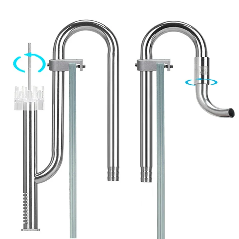 Aquarium Fish Tank Cleaner - Tubo Filtro per Acquario con Membrana