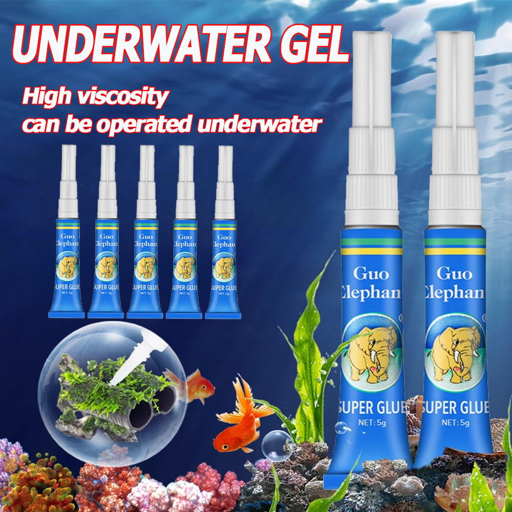 Aquarium Fish Real - 3/5/10 Pz Acquario Paesaggistica Muschio Colla