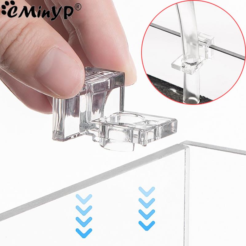 Aquarium Fish Real - 4 pezzi clip acriliche per acquario