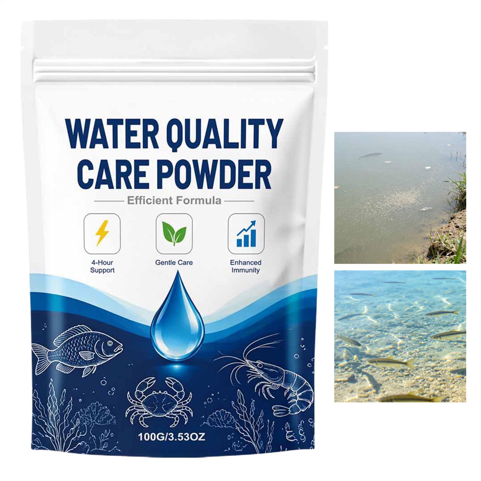 Aquarium Fish Tank Cleaner - Polvere chiarificante per acqua di acquario