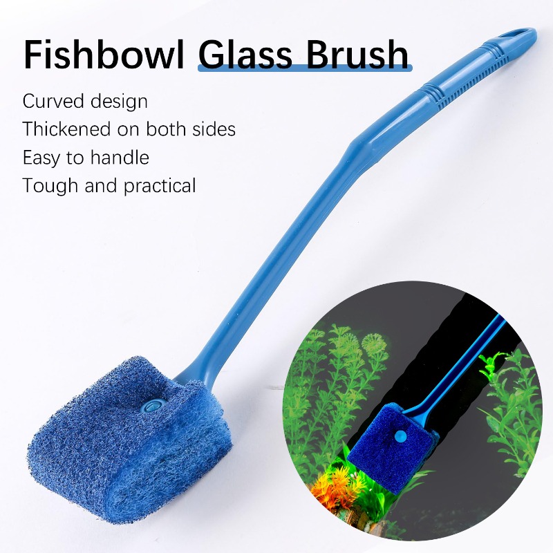 Aquarium Fish Long - Nuovo raschietto per alghe per acquario,