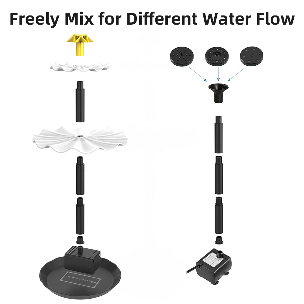 Pompa per fontana solare per v - Aquarium Led Light recensione e prezzo
