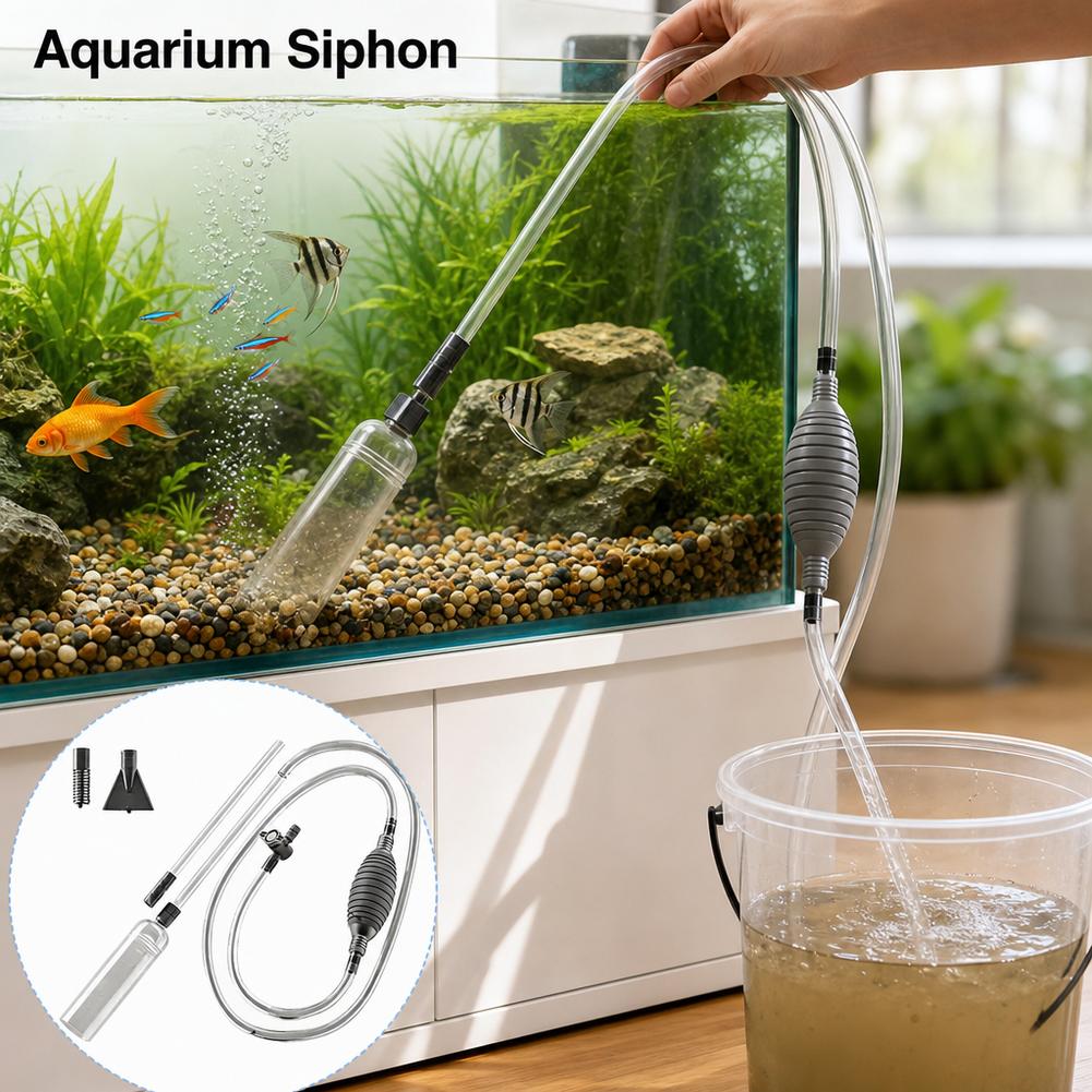 Kit Manuale per Cambio Acqua A - Aquarium Fish Tank Cleaner recensione e prezzo