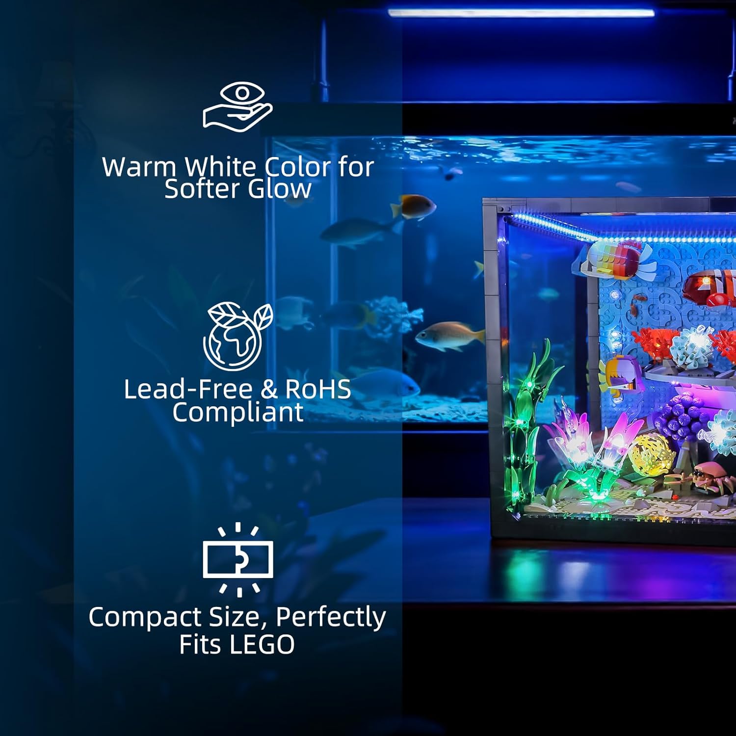Hprosper Luce LED per Lego 103 - Aquarium Led Light recensione e prezzo