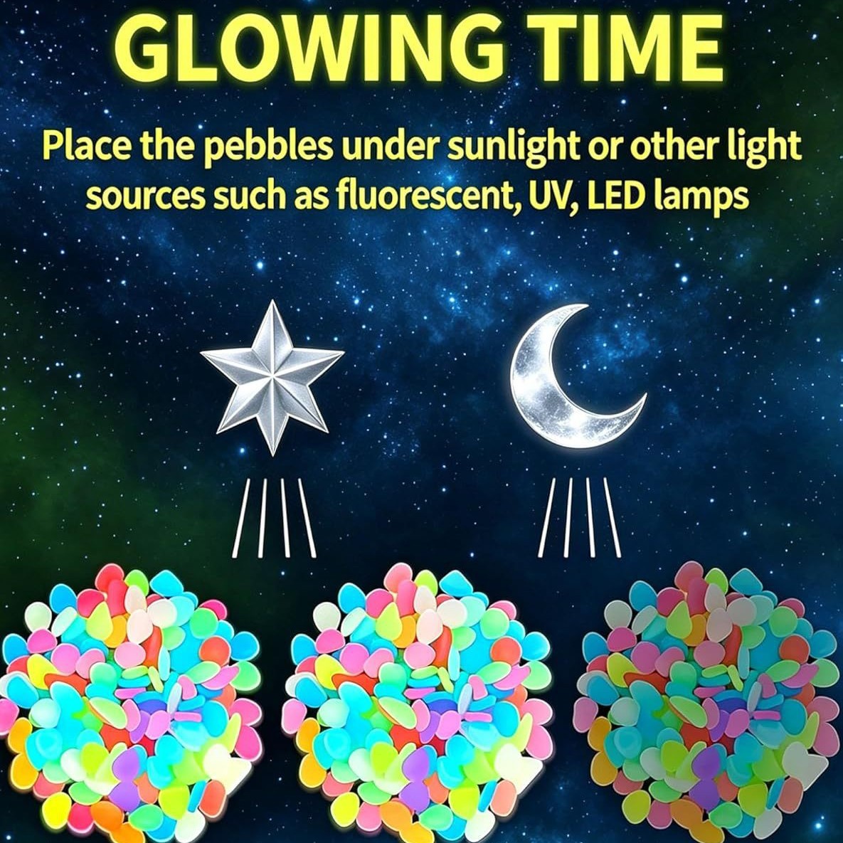 Ciottoli luminosi colorati che - Aquarium Led Light recensione e prezzo