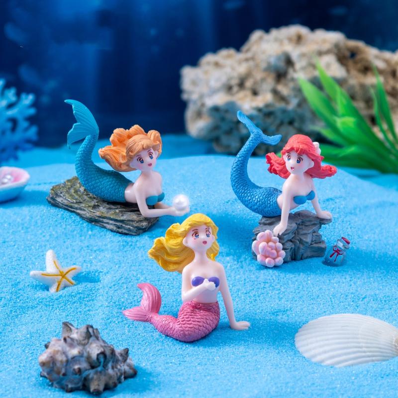 Set di 4 Ornamenti in Plastica - Aquarium Fish Real recensione e prezzo