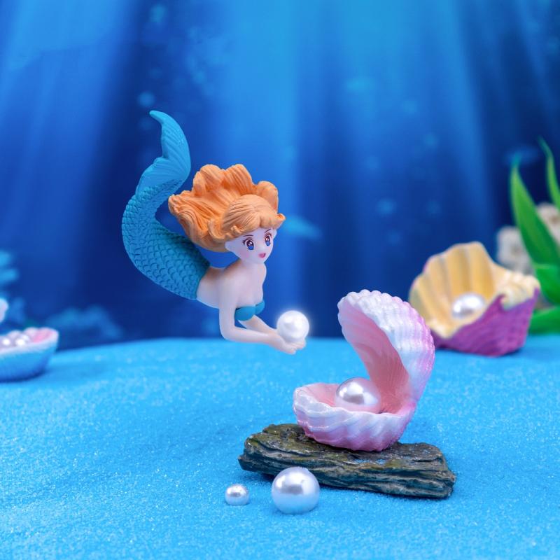 Set di 4 Ornamenti in Plastica - Aquarium Fish Real recensione e prezzo