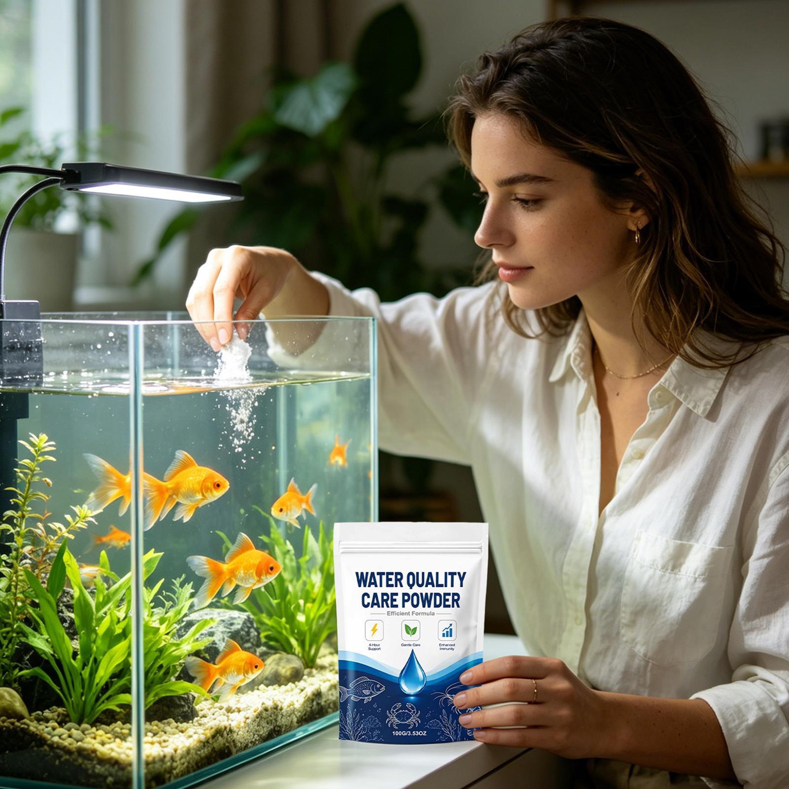 Polvere chiarificante per acqu - Aquarium Fish Tank Cleaner recensione e prezzo