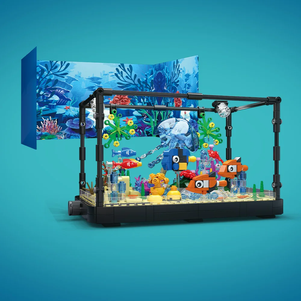 Set di blocchi da costruzione  - Aquarium Fish Real recensione e prezzo