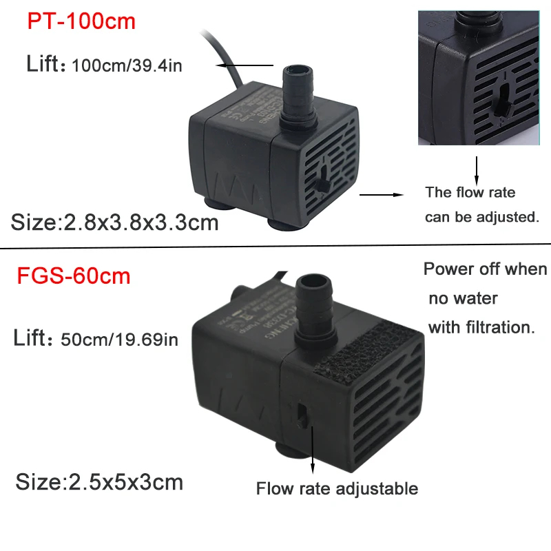 Pompa d'Acqua Sommergibile USB - Aquarium Fish Real recensione e prezzo