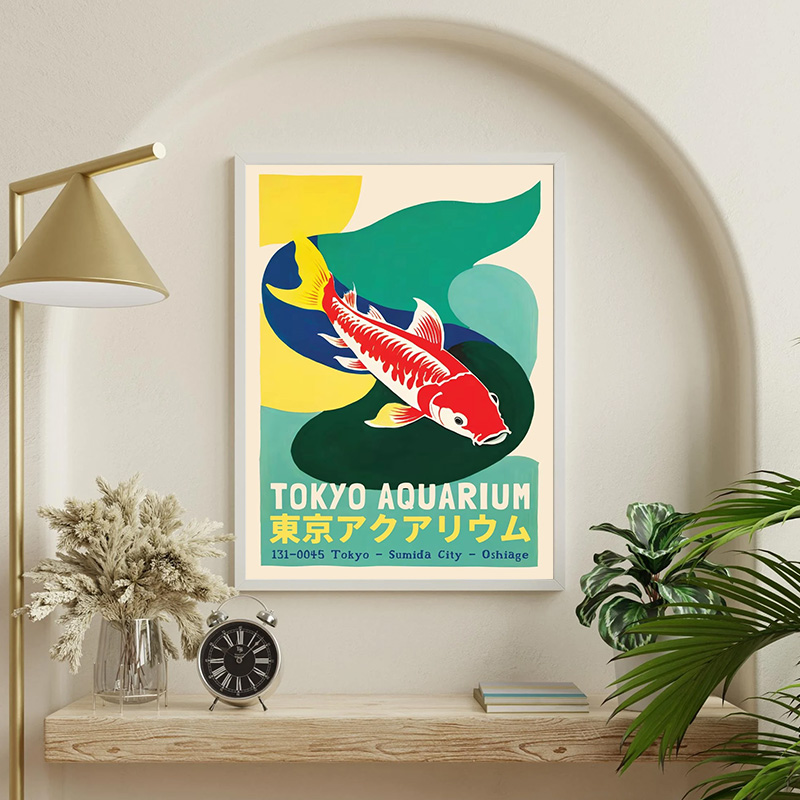 Giappone Estetico Pesce Poster - Aquarium Fish Japan recensione e prezzo